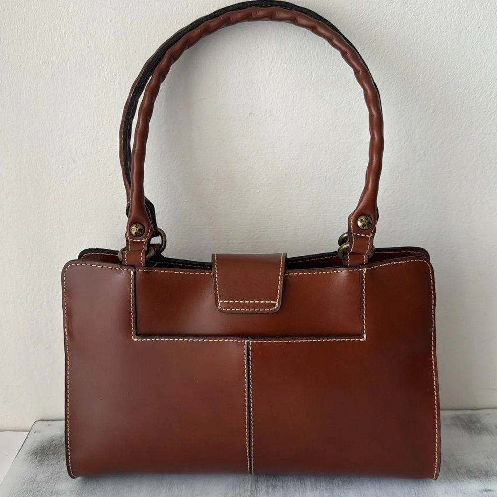 Patricia Nash Burnish Tooled Leather Rienzo Shoulder Handbag Florence
